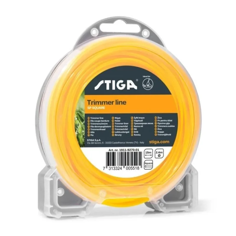 Pjovimo gija Stiga SP Square (Ø2,4 mm x 15 m) 4-kampė